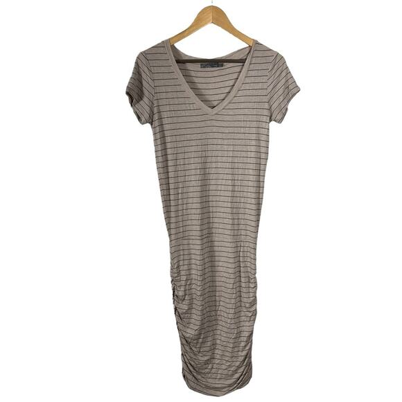 Prana Foundation Striped V Neck Dress Size XS - Picture 2 of 10